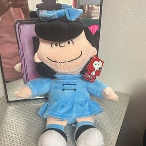 Peanuts Lucy Plush in Light Blue Outfit